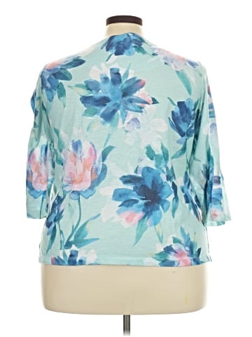 Alfred Dunner 3/4 Sleeve T-Shirt (view 2)