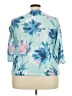Alfred Dunner 100% Polyester Floral Blue 3/4 Sleeve T-Shirt Size 2X - photo 2