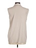 Maison d' Amelie Ivory Sleeveless Button-Down Shirt Size M - photo 2