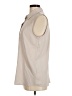 Maison d' Amelie Ivory Sleeveless Button-Down Shirt Size M - photo 5