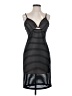 Bebe Stripes Black Cocktail Dress Size S - photo 1