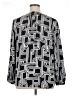 Nine West 100% Polyester Black Long Sleeve Blouse Size XL - photo 2
