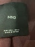MNG 100% Polyester Burgundy Blazer Size L - photo 6