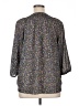 MASON & BELLE 100% Polyester Gray 3/4 Sleeve Blouse Size 1X - photo 2