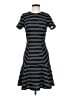 Hutch Stripes Black Casual Dress Size XS - photo 1