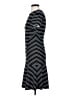 Hutch Stripes Black Casual Dress Size XS - photo 5