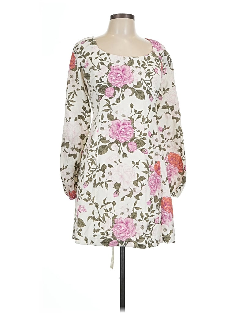 Pre-owned Assorted Brands Casual Dress In Ivory