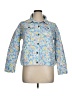Woman Within Print Blue Jacket Size 16 - photo 1