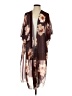 Warm Essentials 100% Polyester Brown Kimono Size S - photo 1