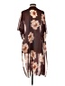 Warm Essentials 100% Polyester Brown Kimono Size S - photo 2