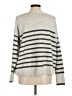Vince Camuto Stripes Gray Pullover Sweater Size M - photo 2