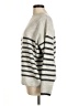 Vince Camuto Stripes Gray Pullover Sweater Size M - photo 5