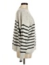 Vince Camuto Stripes Gray Pullover Sweater Size M - photo 4