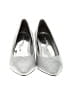 Easy Street Metallic Silver Heels Size 6 1/2 (wide) - photo 2