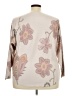 Sioni Floral Ivory Pullover Sweater Size 2X - photo 2