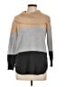St. John's Bay Color Block Gray Tan Turtleneck Sweater Size L - photo 1