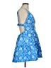 Shein 100% Polyester Paisley Blue Cocktail Dress Size 8 - 10 - photo 4