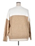 Vince Camuto Color Block Tan Pullover Sweater Size XXL - photo 2