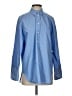 Zara Blue Long Sleeve Button-Down Shirt Size S - photo 1