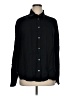 J.Crew 100% Viscose Solid Black Long Sleeve Button-Down Shirt Size 16 - photo 1
