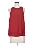 Japna 100% Polyester Red Sleeveless Top Size S - photo 1