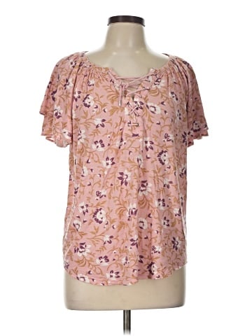 Chaps Short Sleeve Blouse (view 1)