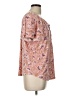 Chaps 100% Viscose Pink Short Sleeve Blouse Size L - photo 4