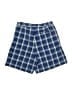 IZOD 100% Cotton Plaid Blue Shorts Size 8 - photo 2
