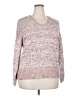 Cupio Tweed White Pullover Sweater Size 1X - photo 1