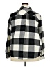 Maurices Checkered-gingham Black Long Sleeve Blouse Size 14 (0) - photo 2