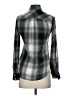 Mossimo Supply Co. Plaid Gray Long Sleeve Button-Down Shirt Size S - photo 2