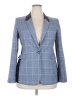 DKNY Plaid Blue Blazer Size 16 - photo 1