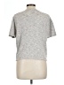 Madewell 100% Cotton Gray Knot-Front Sweater Tee Size L - photo 2