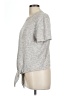 Madewell 100% Cotton Gray Knot-Front Sweater Tee Size L - photo 5