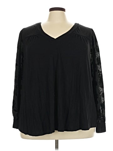 Lane Bryant Long Sleeve Blouse (view 1)