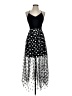 Forever 21 100% Polyester Stars Black Cocktail Dress Size S - photo 1