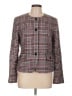 Talbots Tweed Burgundy Blazer Size 12 - photo 1