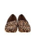 J.Crew 100% Leather Animal Print Brown Flats Size 7 - photo 2