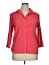 Western Connection 100% Polyester Red 3/4 Sleeve Blouse Size 1X - photo 1