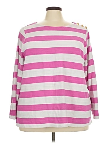 Lane Bryant 3/4 Sleeve T-Shirt (view 1)