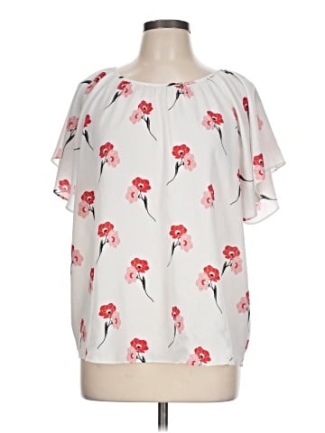 Ann Taylor Factory Short Sleeve Blouse (view 1)
