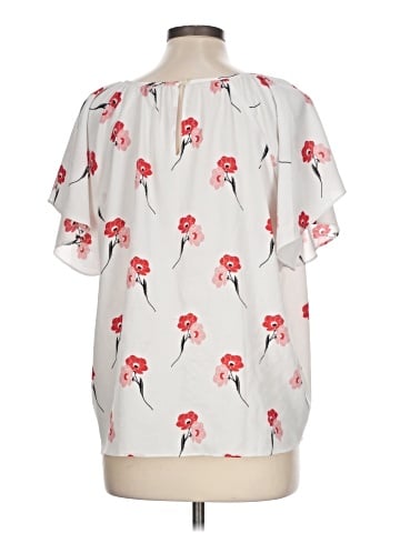 Ann Taylor Factory Short Sleeve Blouse (view 2)