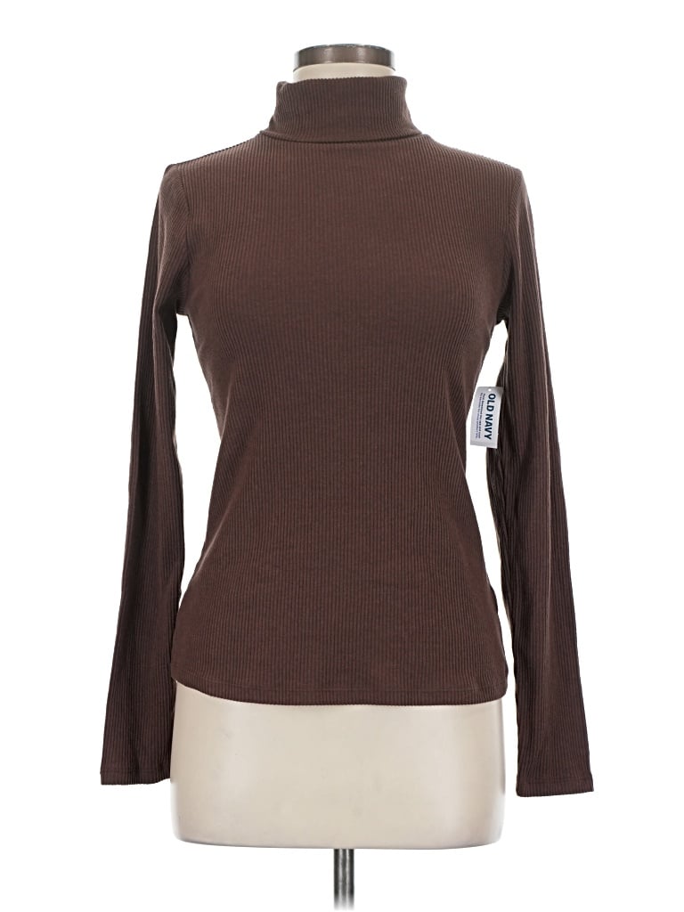Pre-owned Old Navy Turtleneck Sweater In Brown