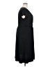 Periwinkle Solid Black Casual Dress Size 20W - photo 4
