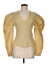 Ulla Johnson 100% Cotton Yellow Long Sleeve Blouse Size M - photo 1