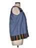 Pleione Blue Sleeveless Blouse Size M - photo 4