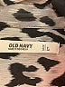 Old Navy 100% Polyester Animal Print Silver Long Sleeve Blouse Size L - photo 7