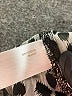 Old Navy 100% Polyester Animal Print Silver Long Sleeve Blouse Size L - photo 8