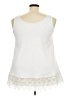 Unbranded 100% Polyester Ivory Sleeveless Blouse Size 4X - photo 2