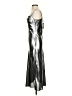 ALLSAINTS 100% Polyester Metallic Silver Cocktail Dress Size 0 - photo 5